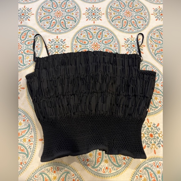 Alaia Tops - ALAIA FRANCE LADIES BLACK TANK TOP-M